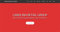Desktop Screenshot of carolinaretailgroup.com