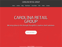 Tablet Screenshot of carolinaretailgroup.com